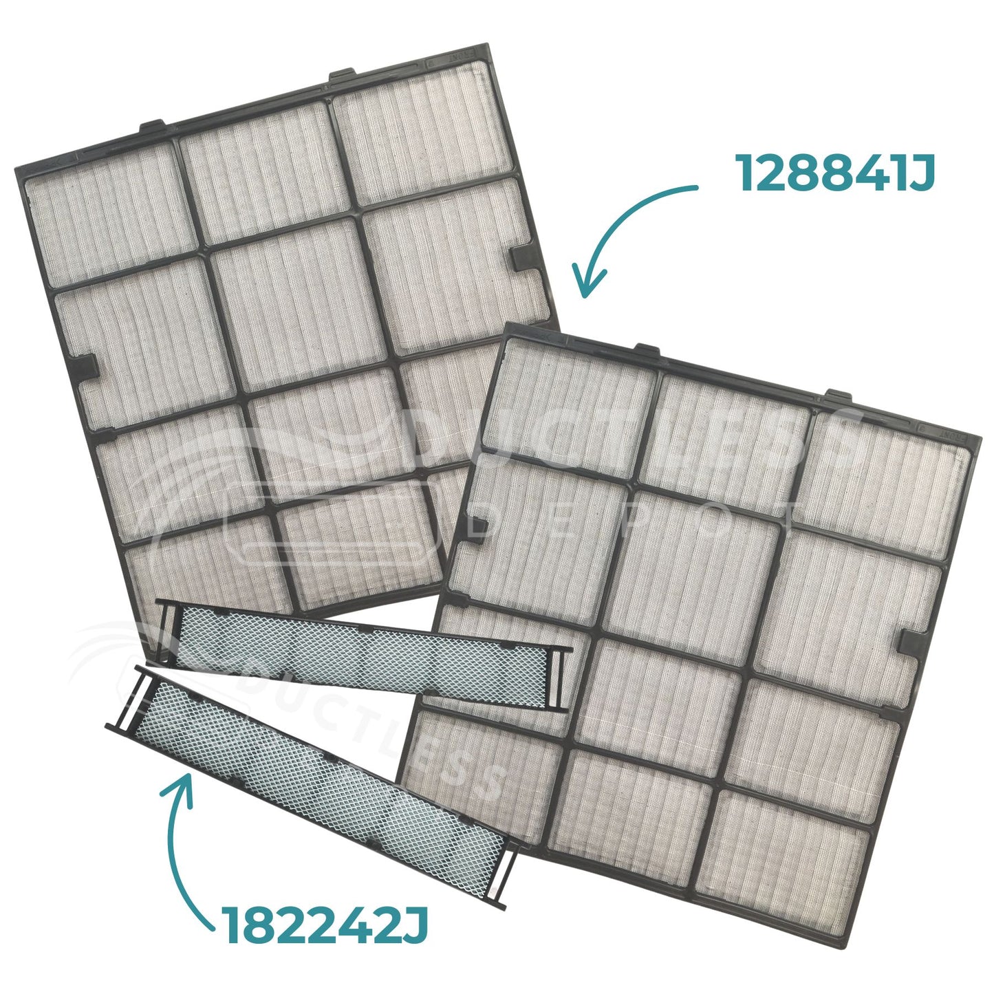 Daikin 128841J Filters and 182242J Filters with Frames Mini Split Filter Combo Pack at DuctlessDepot.com