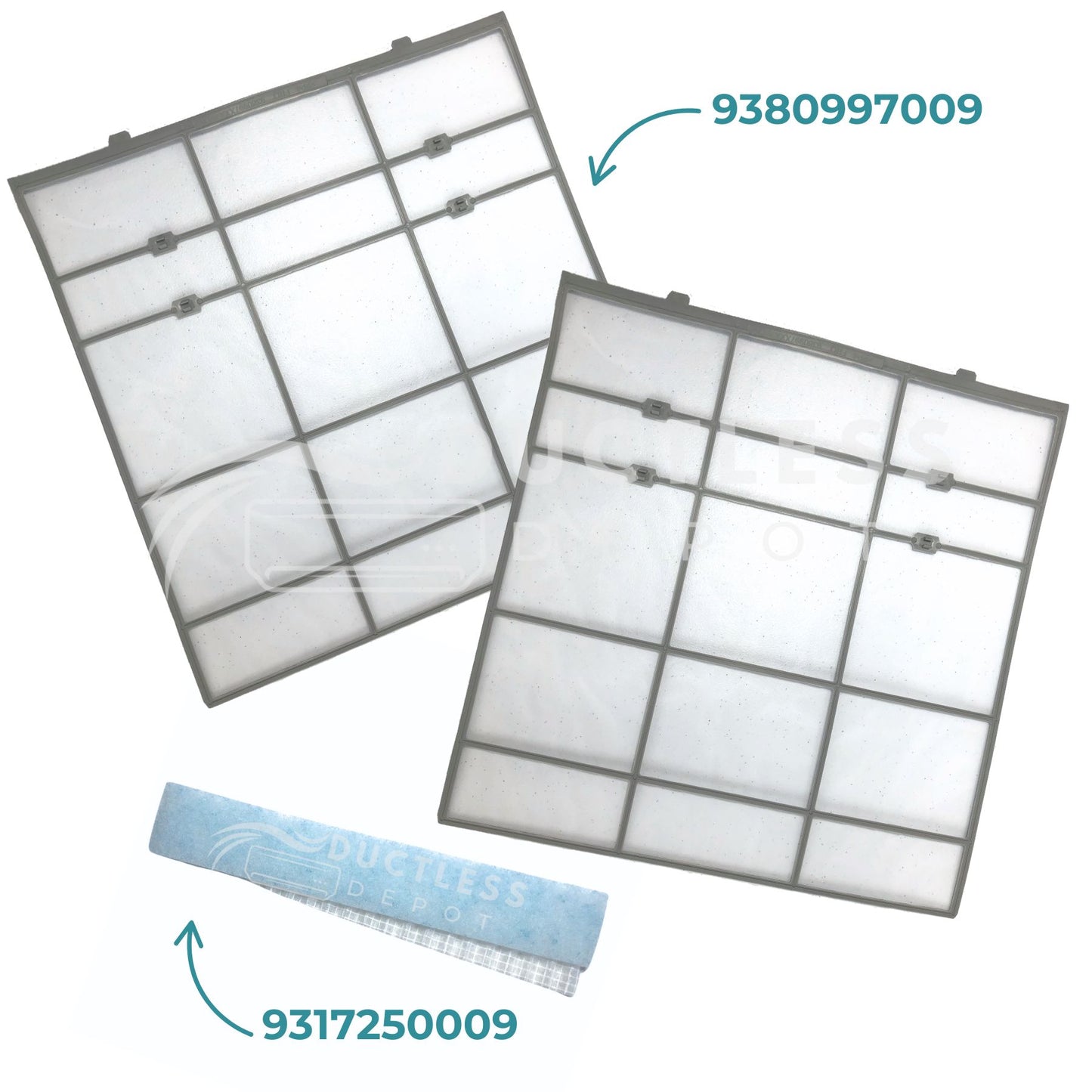 Fujitsu K9380997009 & K9317250009 UTR-FA16 & UTR-FA16-2 Filter Combo at DuctlessDepot.com
