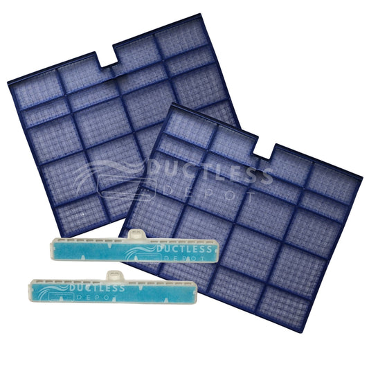 Mitsubishi E22 F28 100 Nano Platinum and MAC-2310FT-E Mini Split Filter Combo at DuctlessDepot.com